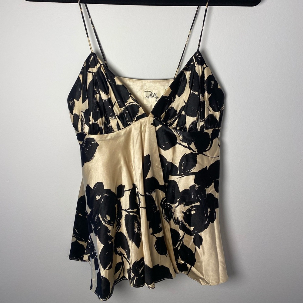 Milly Silk Floral Cami Top